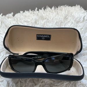 Chanel Sunglasses with Case - Black colour